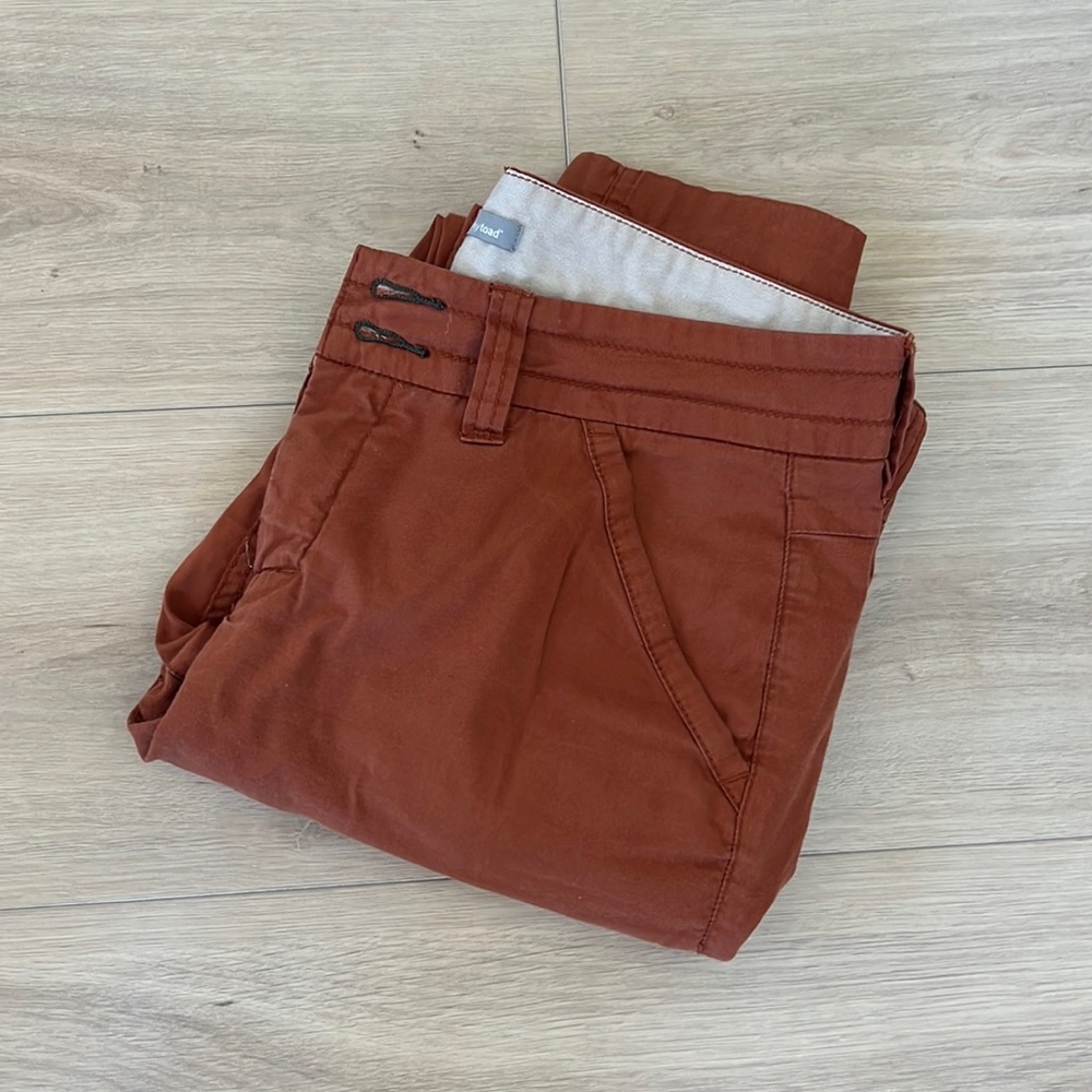 Burnt orange skinny pants